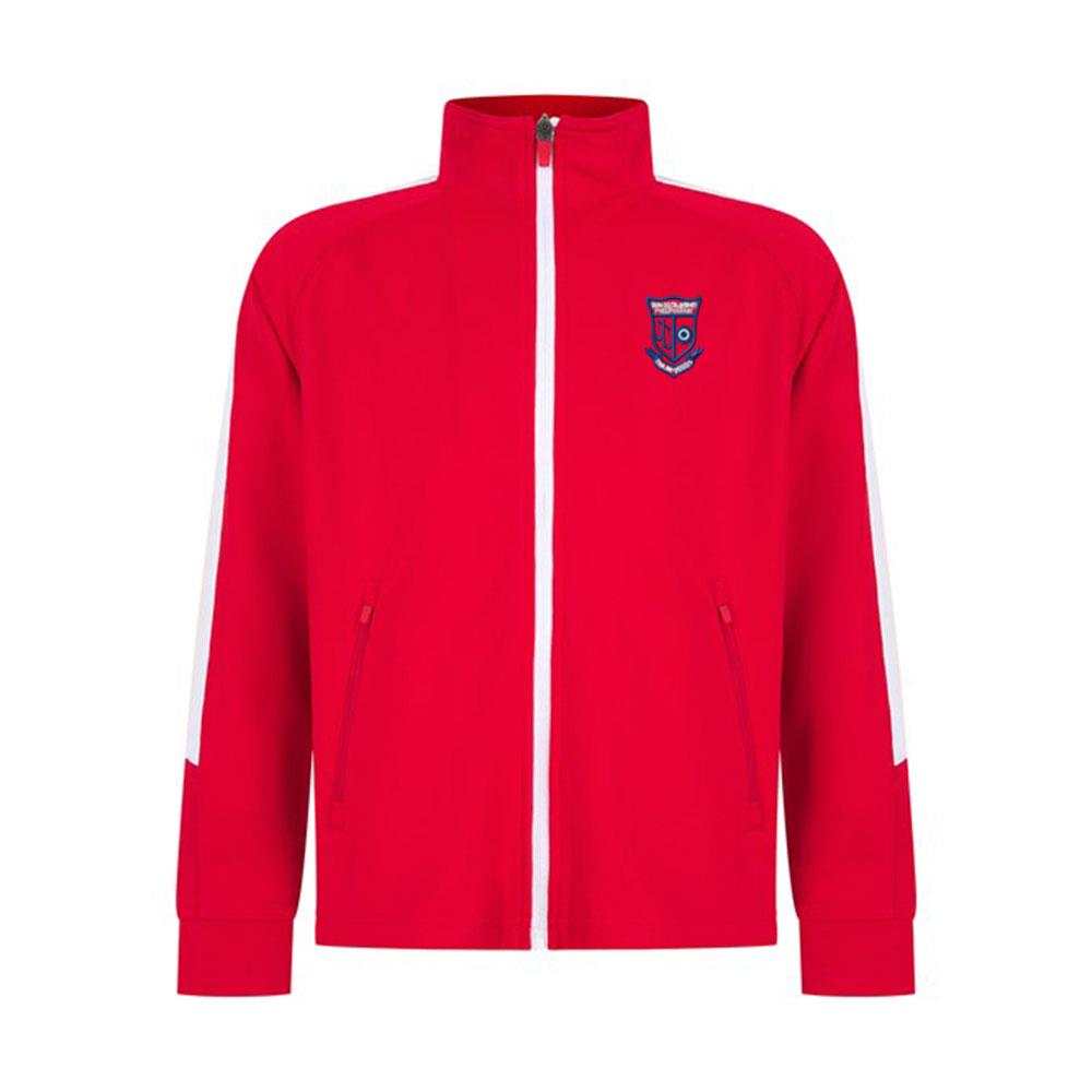 Dingwall Gaelic Primary Tracksuit Top Red/White