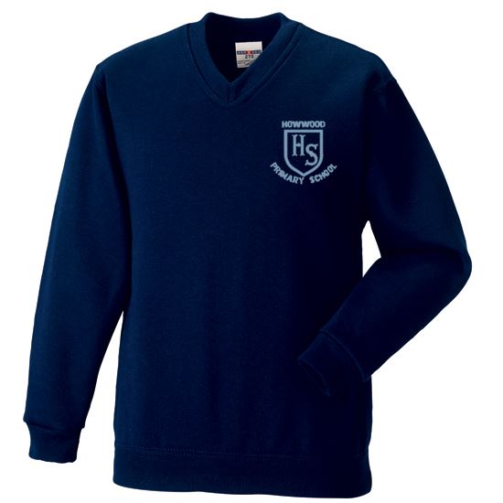 Howwood Primary V-Neck Sweatshirt Navy