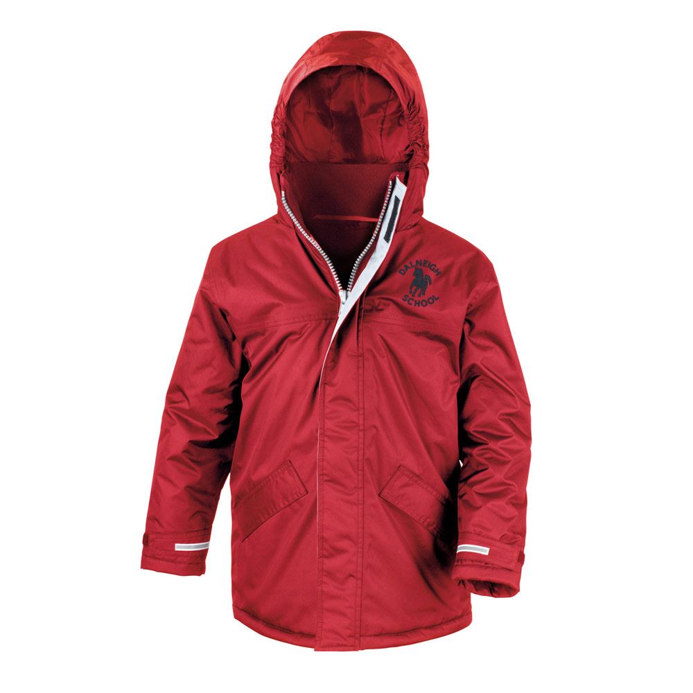 Dalneigh Primary Core Kids Winter Parka Red