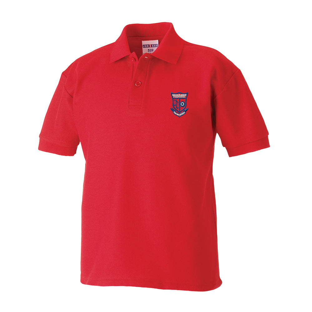 Dingwall Gaelic Primary Poloshirt Red