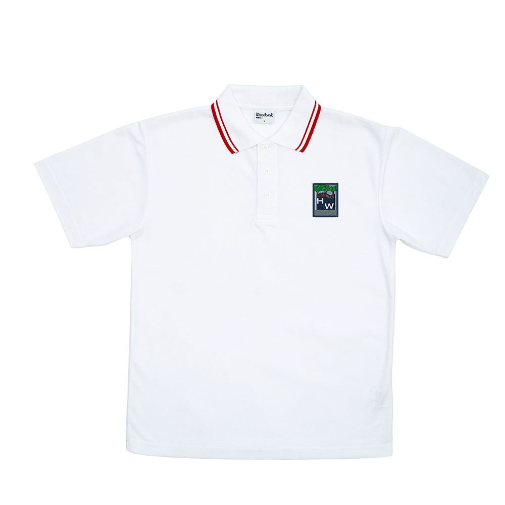 Hazelwood School Trimmed Polo Red