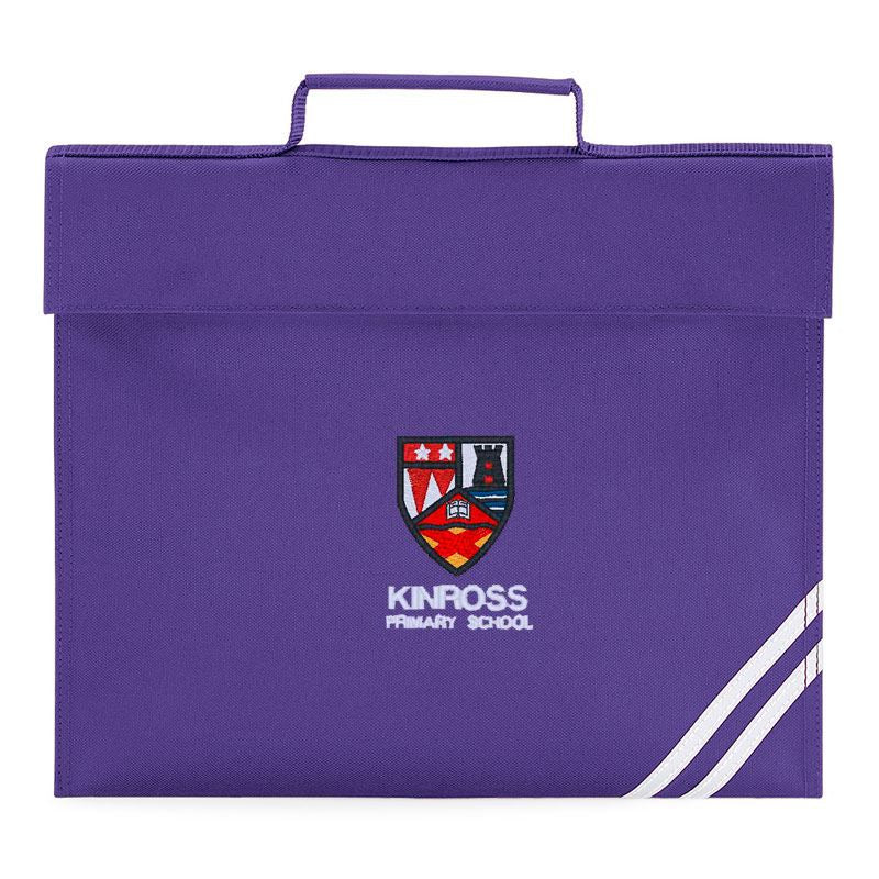 Kinross Primary Book Bag Purple
