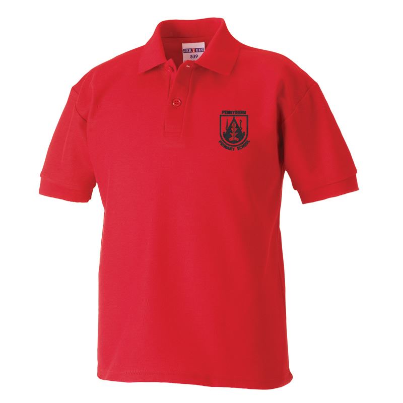 Pennyburn Primary Poloshirt Red
