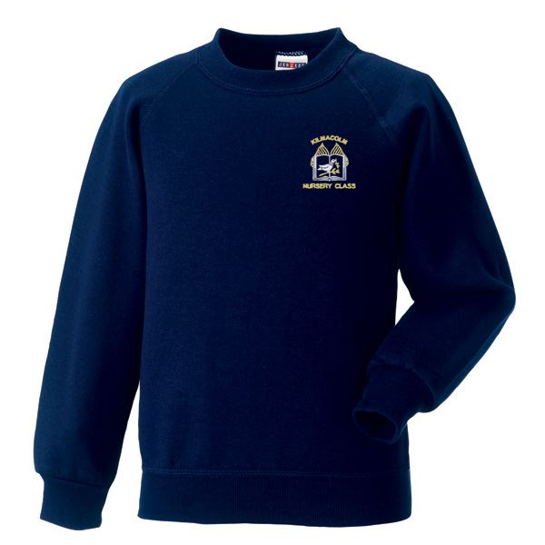 Kilmacolm Nursery Crew Neck Sweatshirt Navy