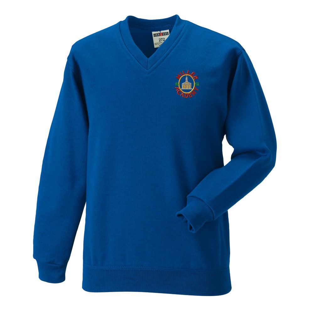 Miller Academy V-Neck Sweatshirt Royal