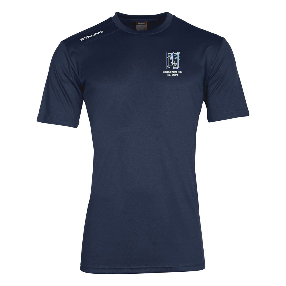 Woodfarm High Field Short Sleeve Shirt Navy