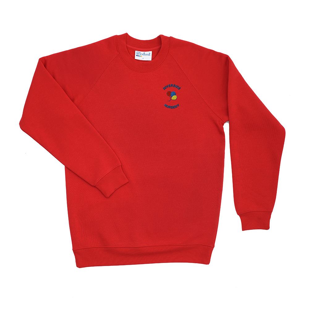Riverside Nursery Stirling Crew Neck Sweatshirt Red