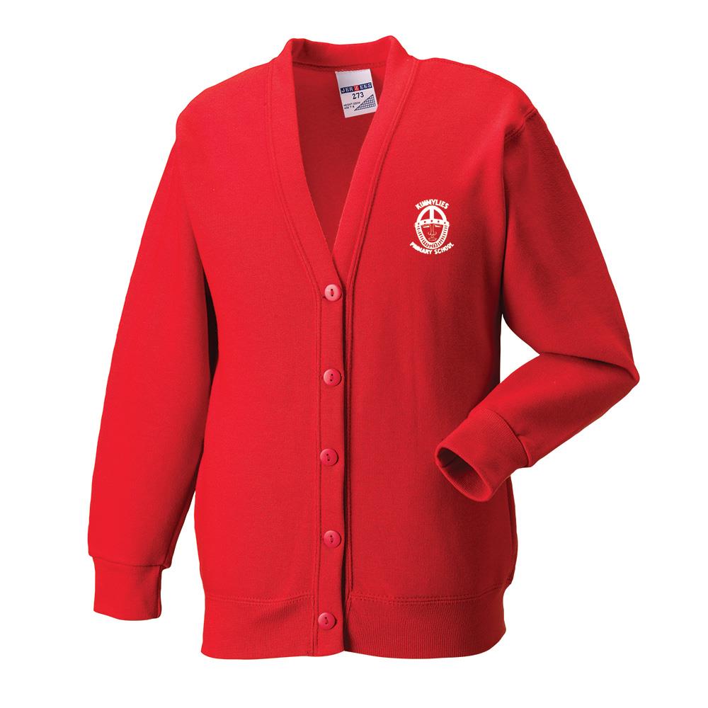 Kinmylies Primary Cardigan Red