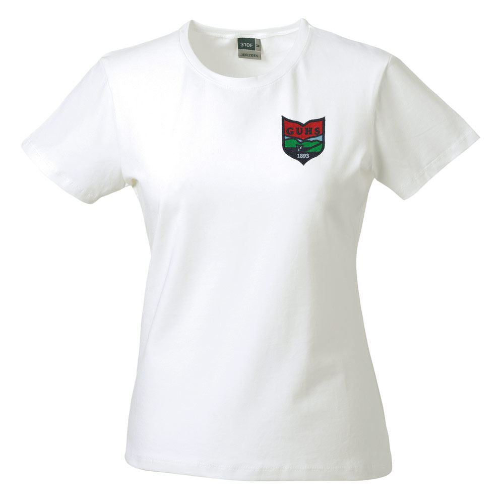 Glenurquhart High Girls Fitted T-Shirt White