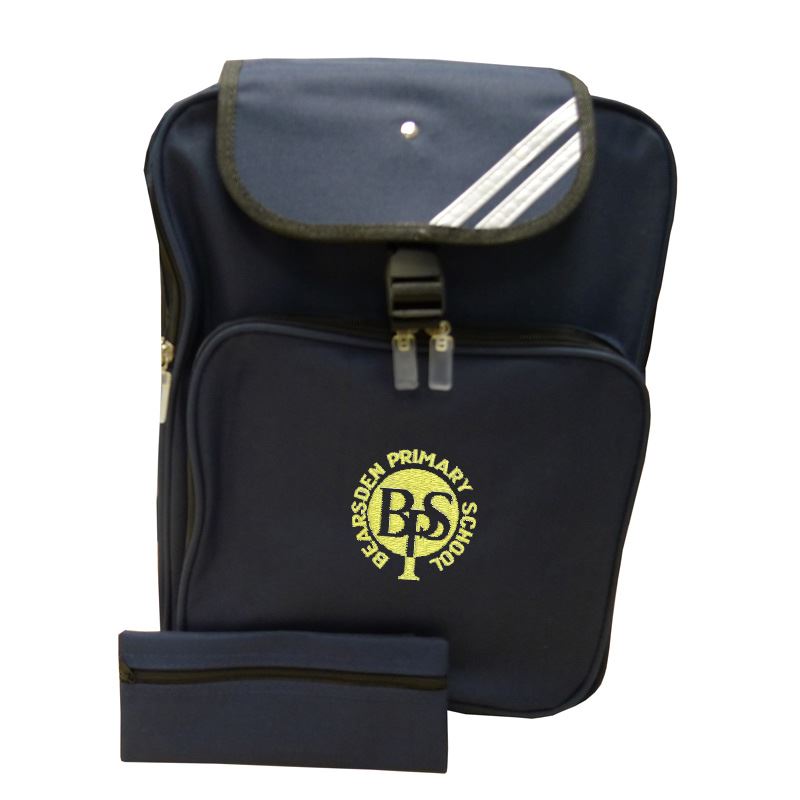 Bearsden Primary Junior Backpack Navy