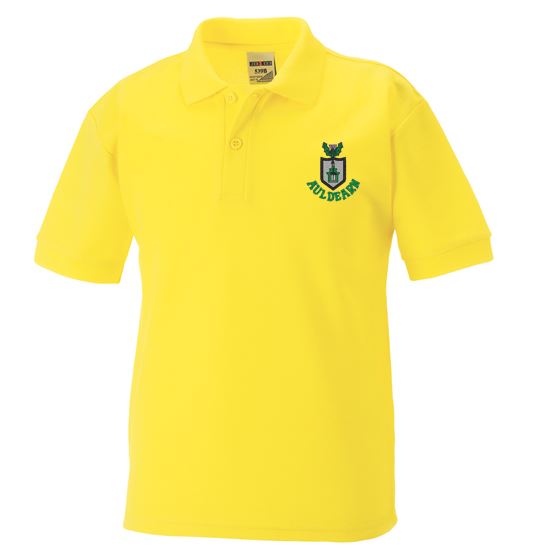 Auldearn Primary Poloshirt Yellow