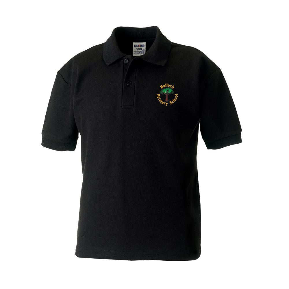 Balloch Primary Poloshirt Black (Primary 7)