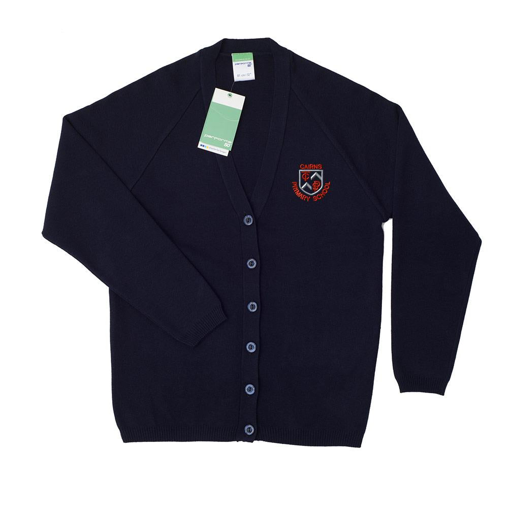 Cairns Primary 50/50 Cardigan Navy