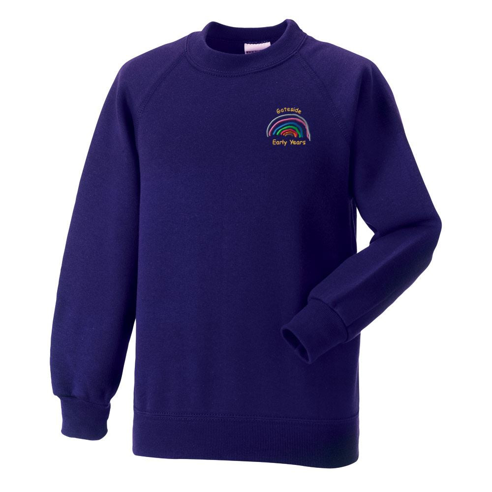 Gateside Early Years Crew Neck Sweatshirt Purple