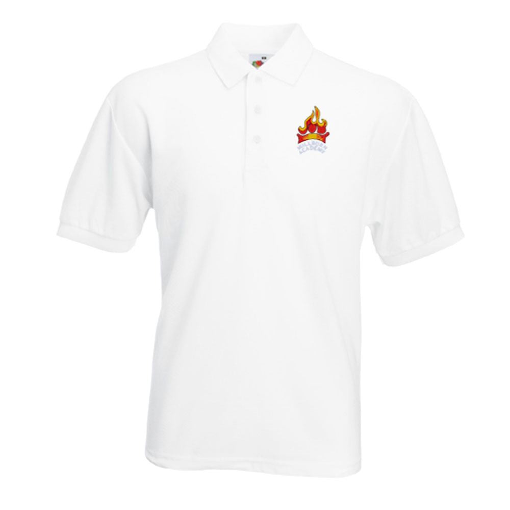 Millburn Academy Polo Shirt White