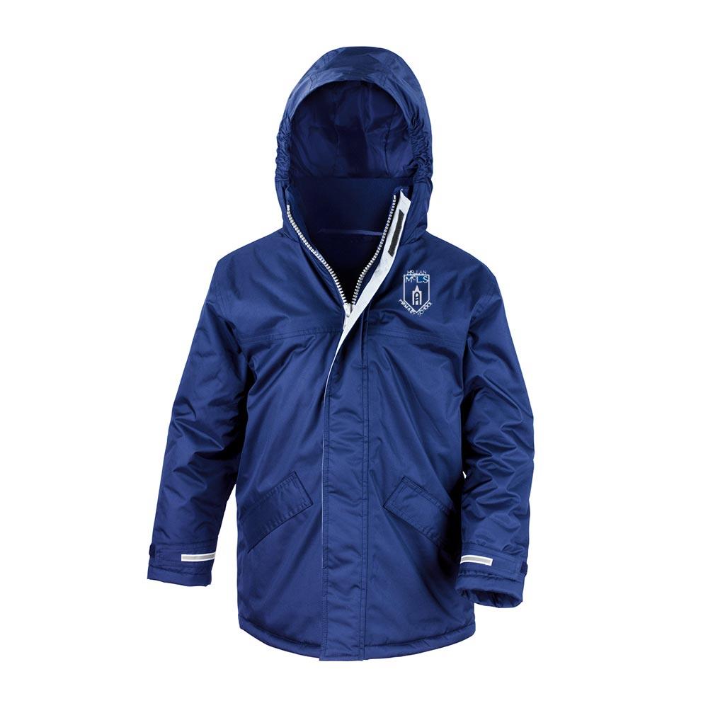 Mclean Primary Core Kids Winter Parka Royal