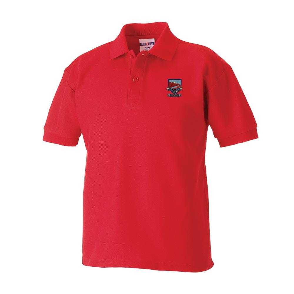 Kinlochleven Primary Poloshirt Red