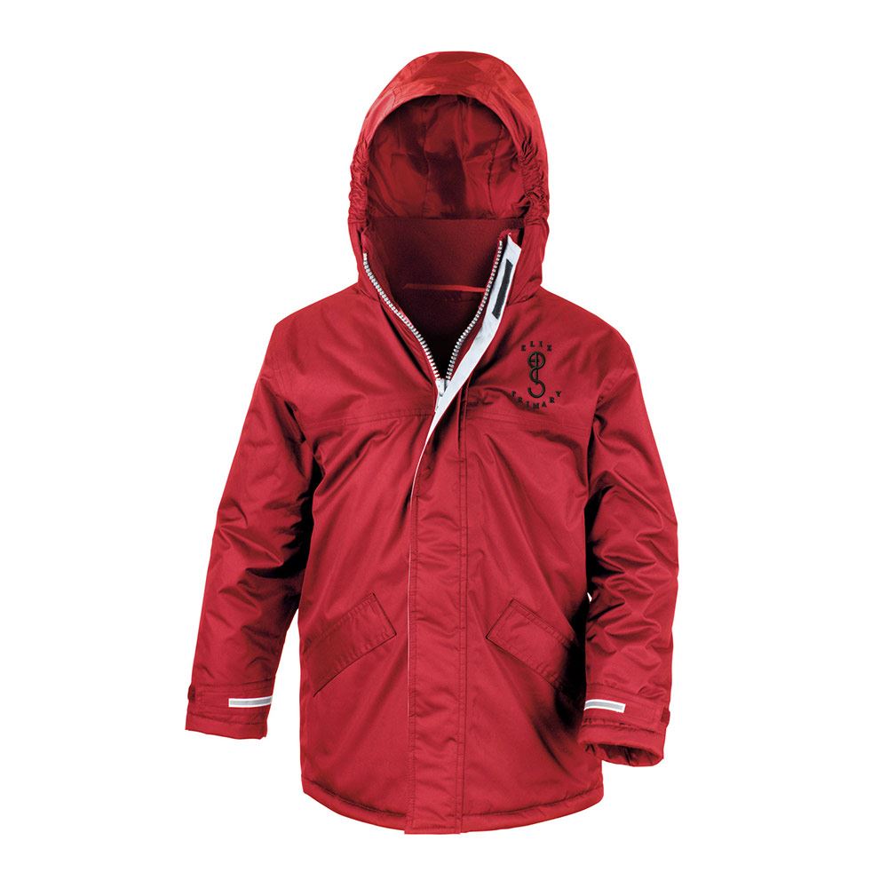 Elie Primary Core Kids Winter Parka Red