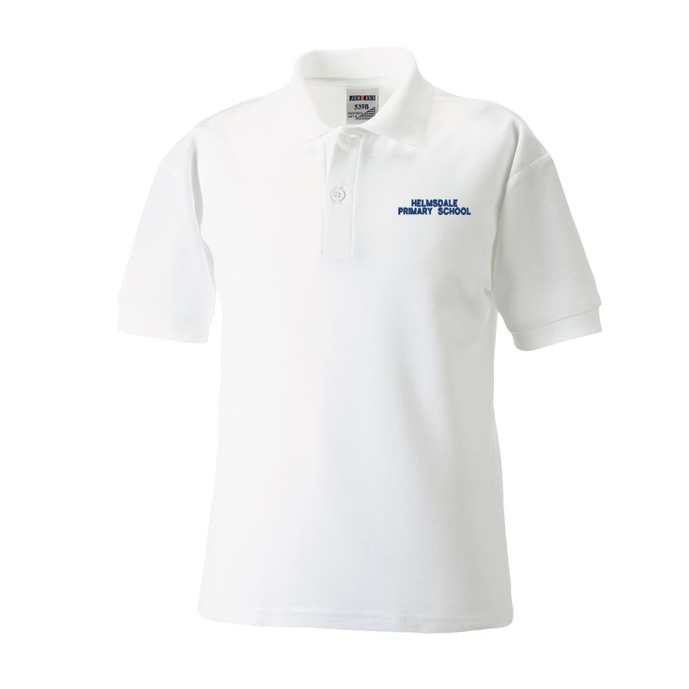 Helmsdale Primary Poloshirt White