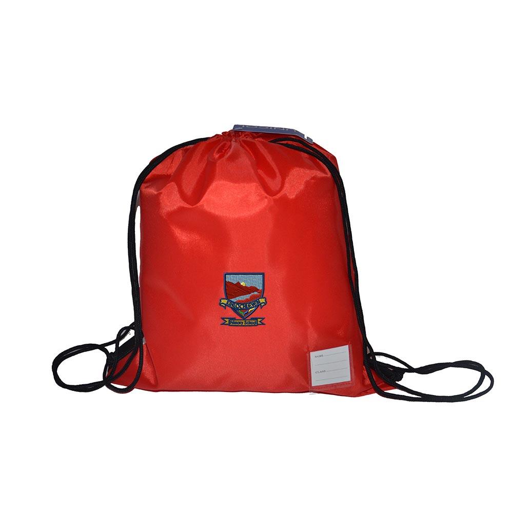 Kinlochleven Primary Gym Bag Red