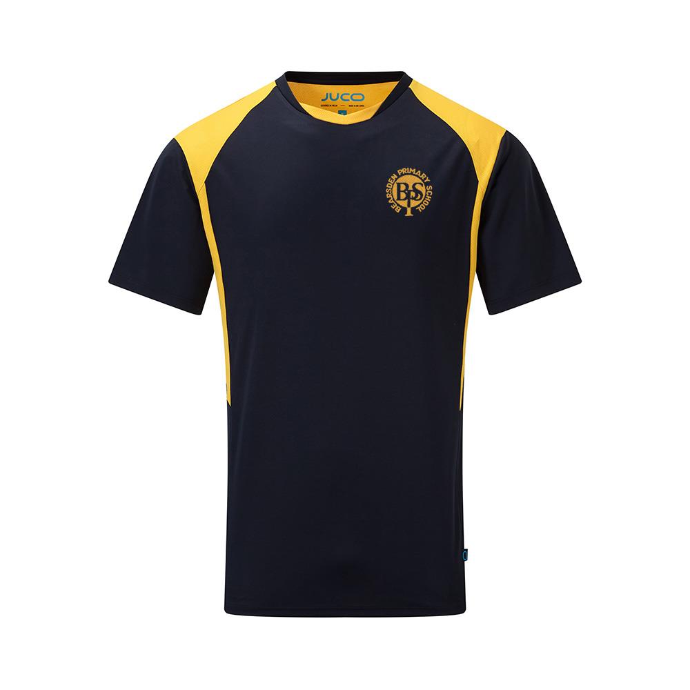 Bearsden Primary Juco T-Shirt Navy/Amber