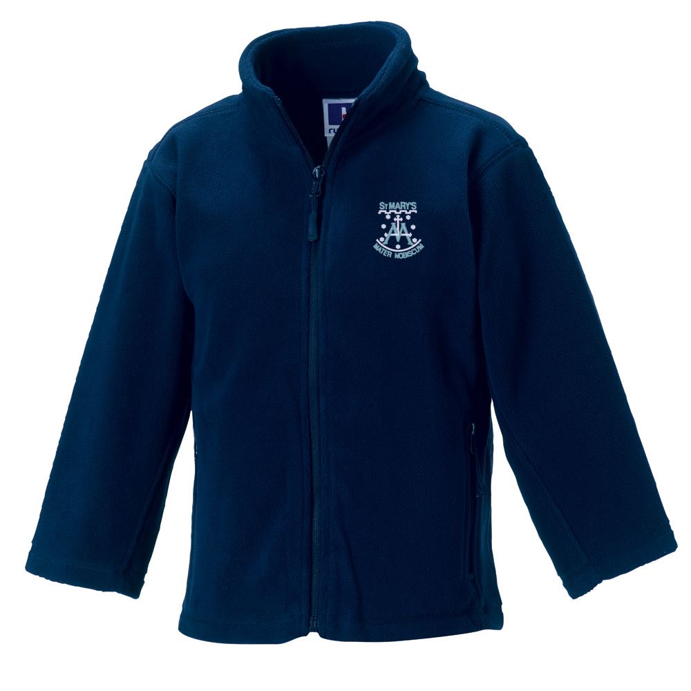 St Marys Primary Duntocher Outdoor Fleece Navy – Schoolwear Made Easy