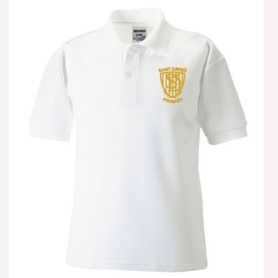 St Davids Primary Poloshirt White