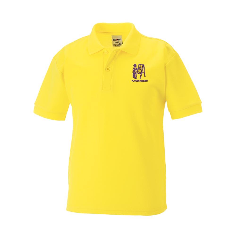 Playden Nursery Poloshirt Yellow