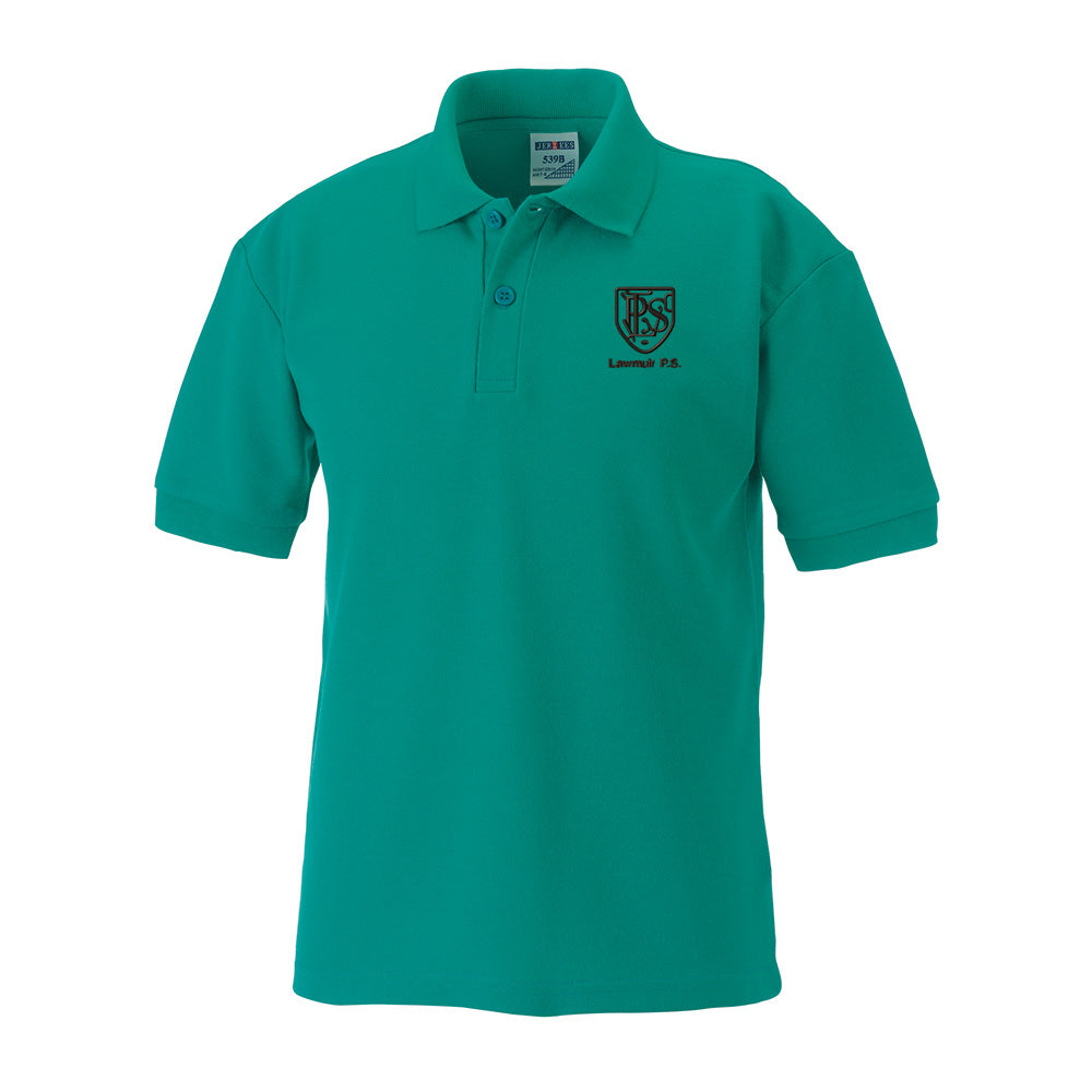 Lawmuir Primary Poloshirt Jade – Schoolwear Made Easy