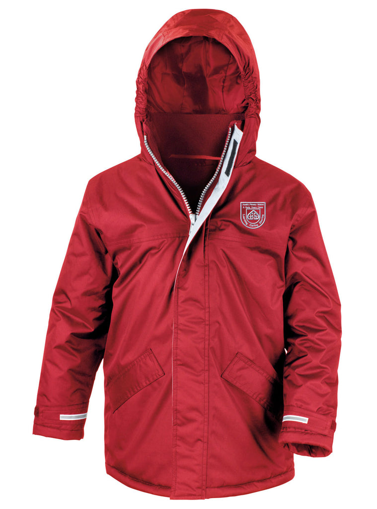 Annick Primary Core Kids Winter Parka Red