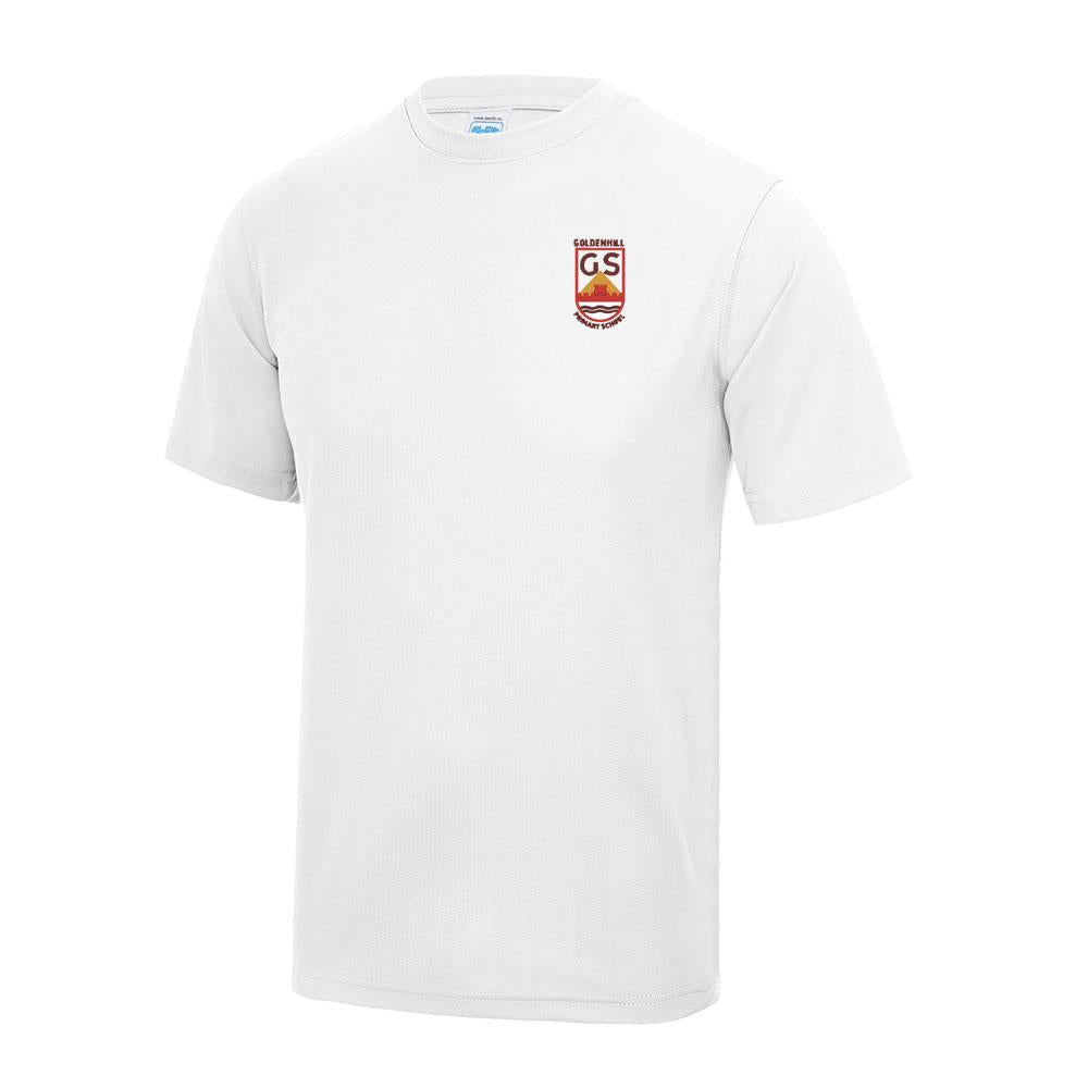 Goldenhill Primary Gym T-Shirt White