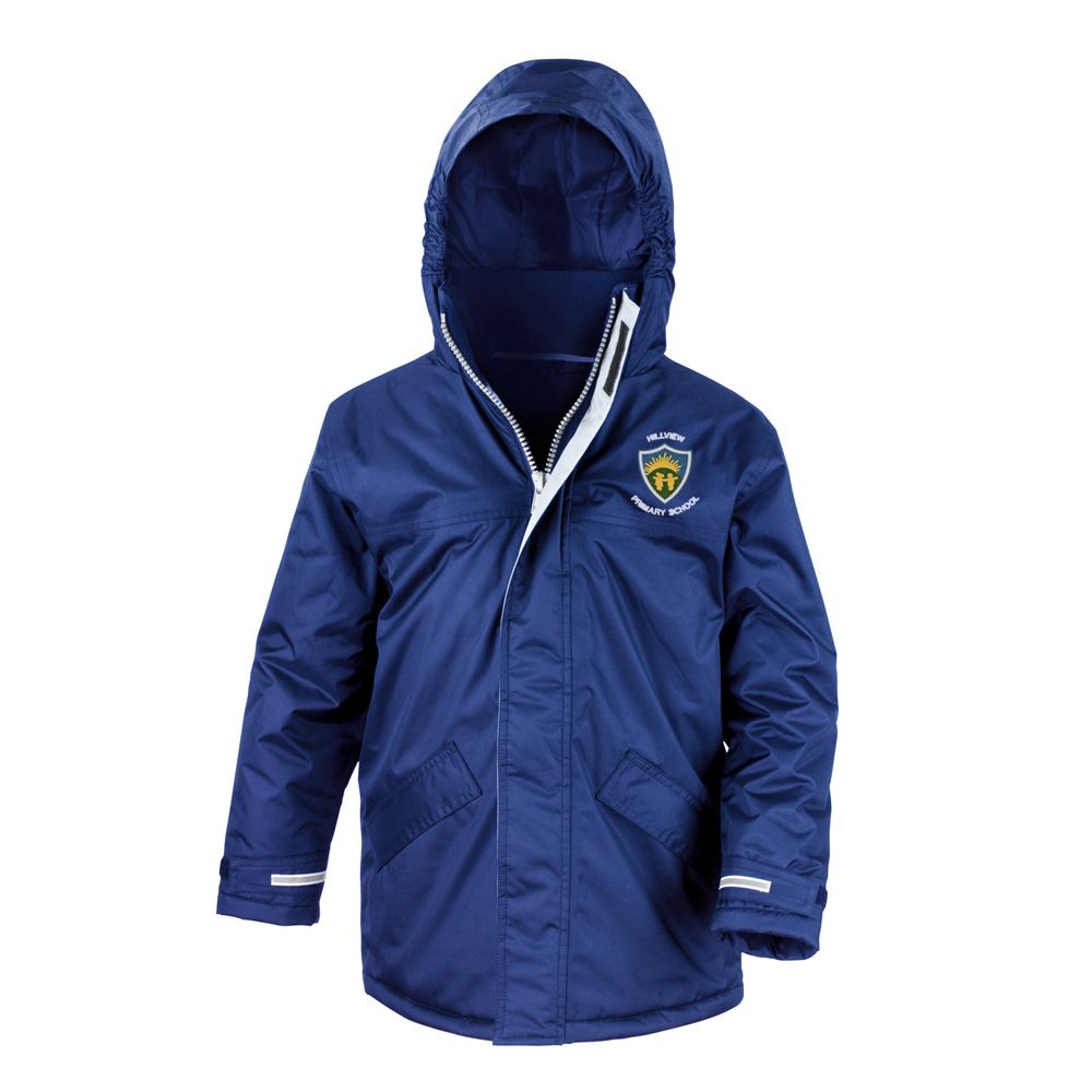 Hillview Primary Core Kids Winter Parka Royal