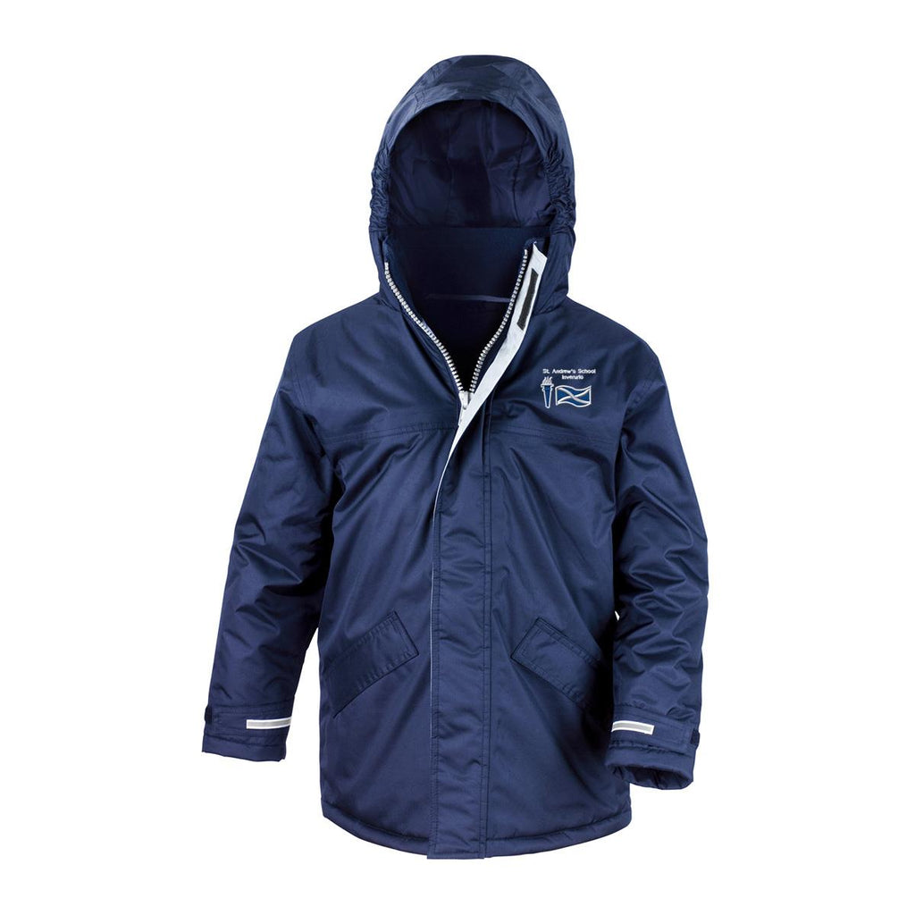 St Andrews Secondary Inverurie Core Winter Parka Navy
