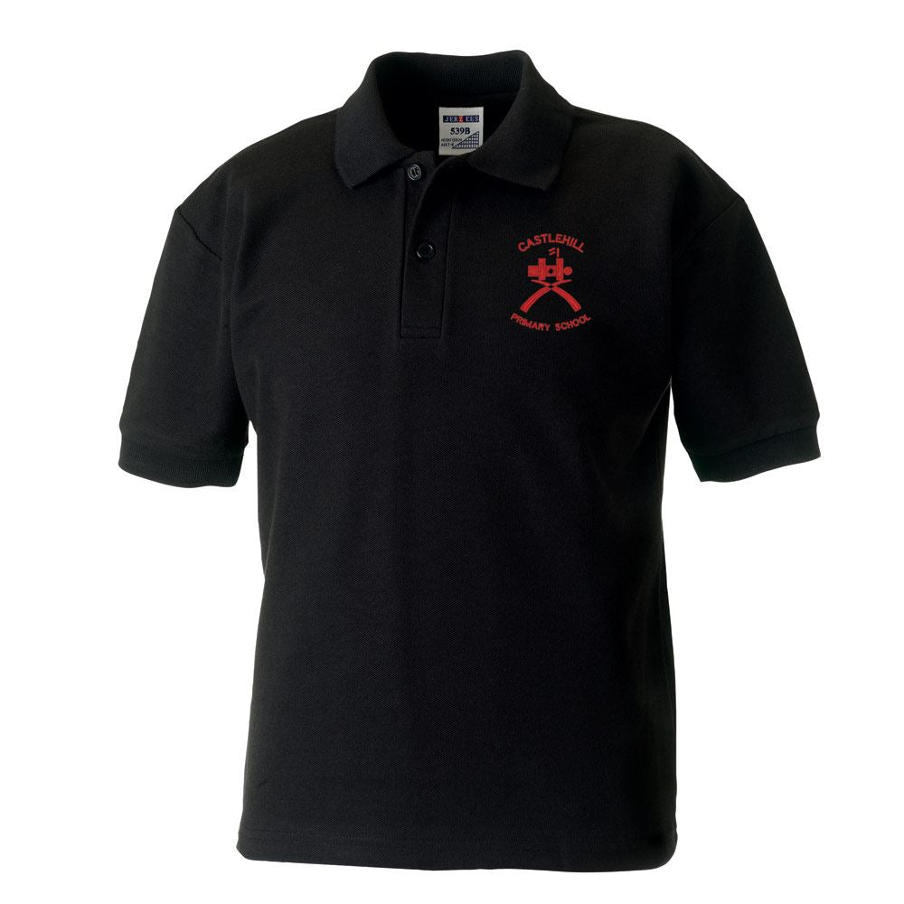Castlehill Primary Poloshirt Black