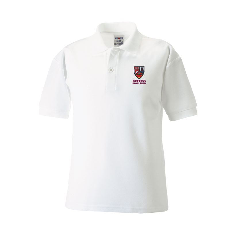 Kinross Primary Poloshirt White