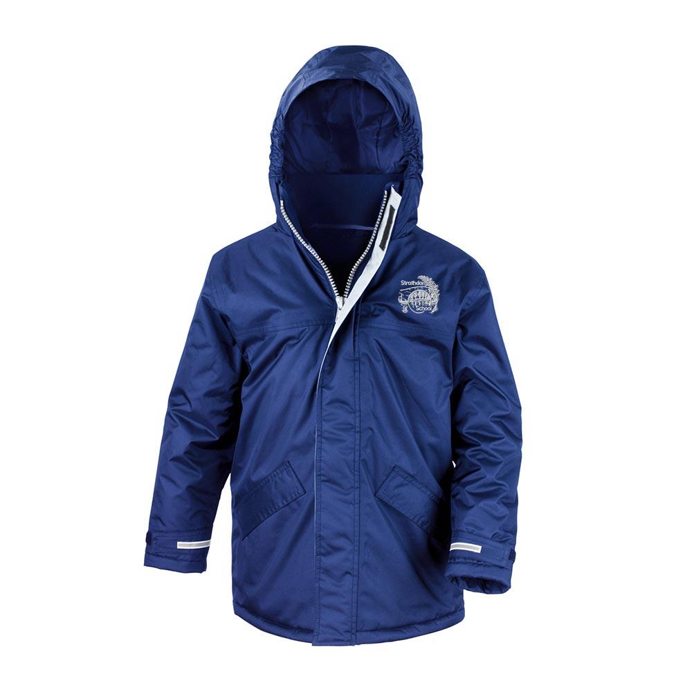 Strathdon Primary Core Kids Winter Parka Royal