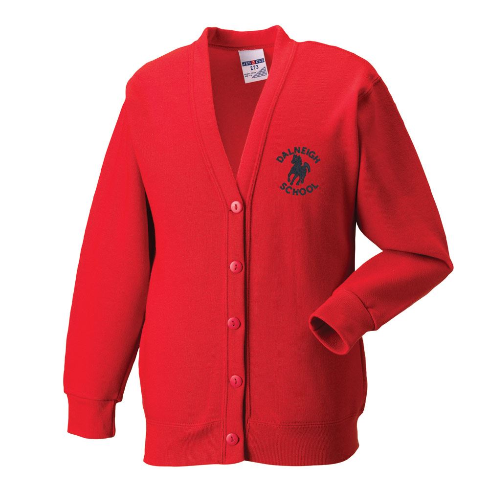 Dalneigh Primary Sweat Cardigan Classic Red