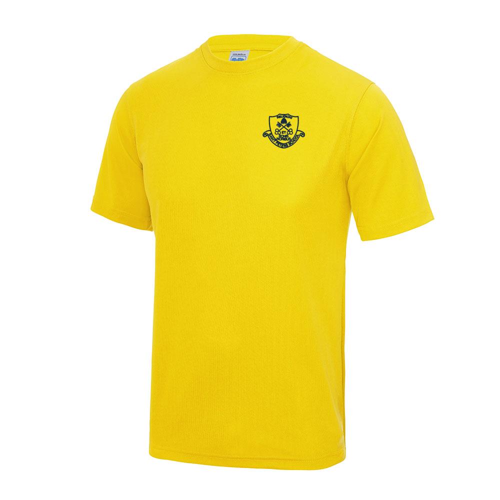 St Peters Primary Aberdeen Gym T-Shirt Yellow