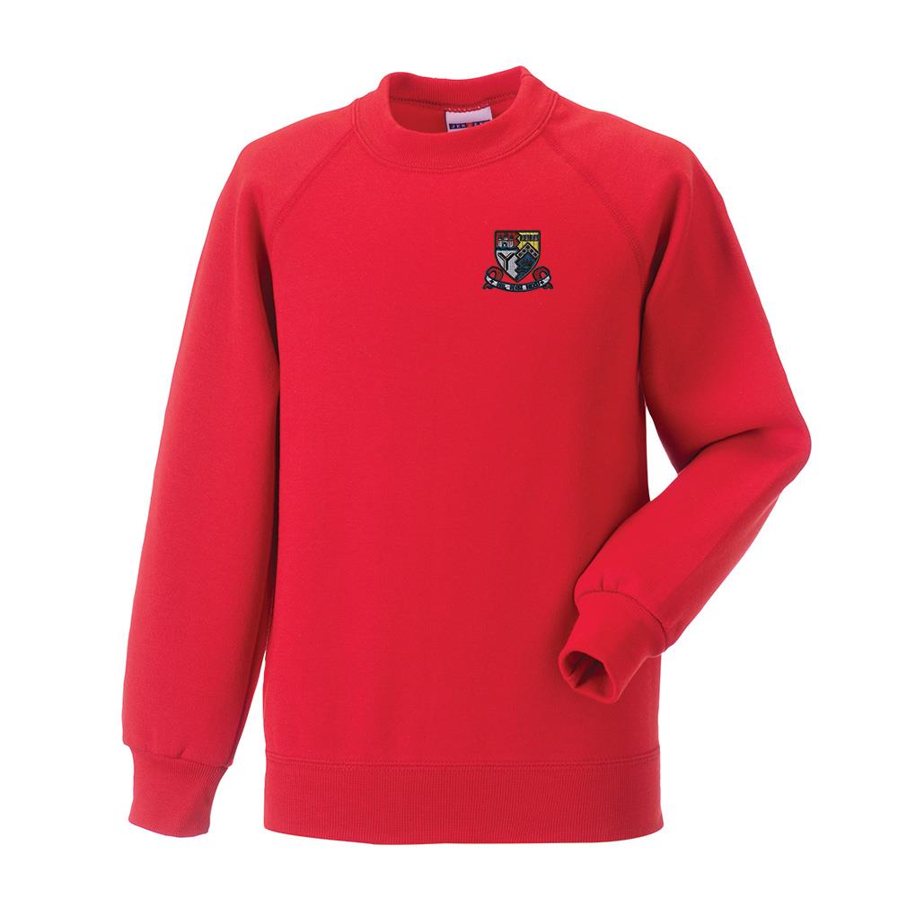 Dalry Primary Crew Neck Sweatshirt Red