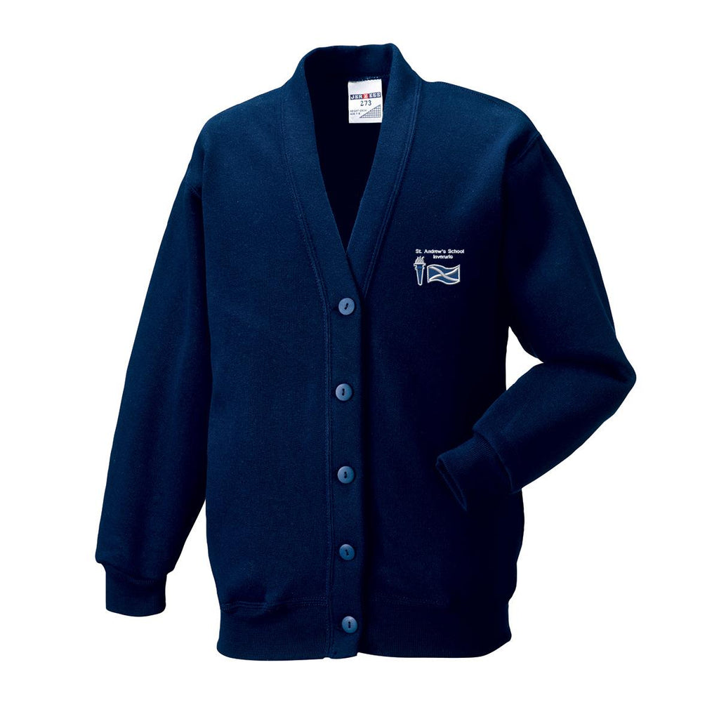 St Andrews Secondary Inverurie Cardigan Navy