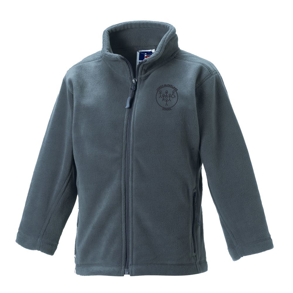 James McFarlane School Outdoor Fleece Oxford Grey