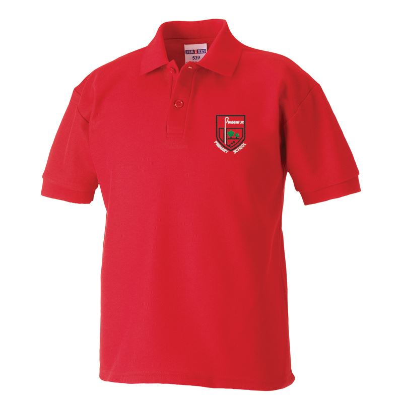 Crookfur Primary Poloshirt Red