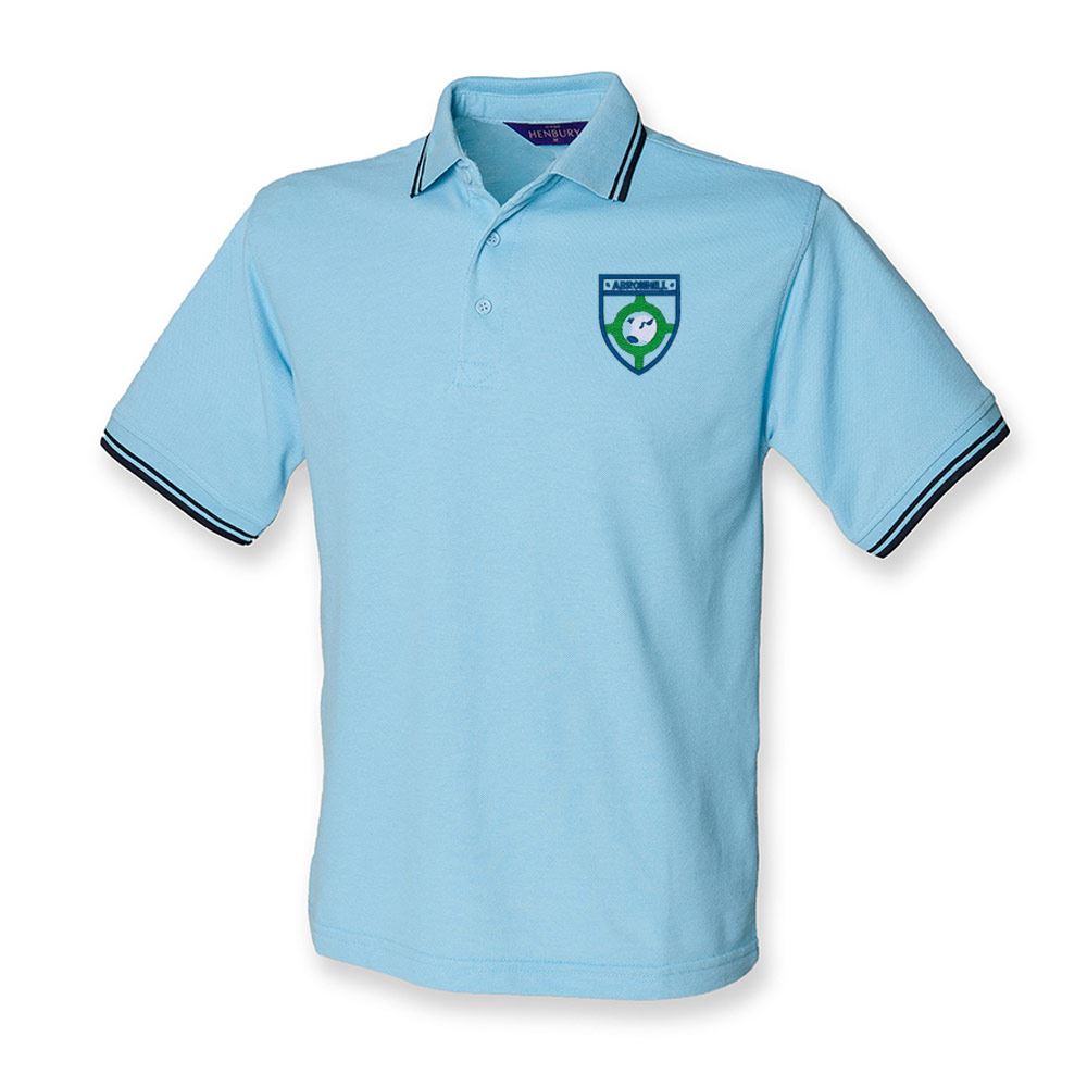 Abronhill Primary Trimmed Polo Sky/Navy