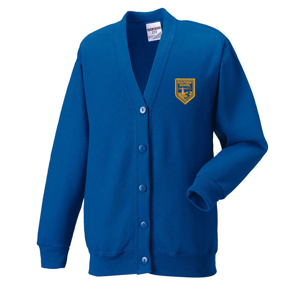 Southesk Primary Sweat Cardigan Royal