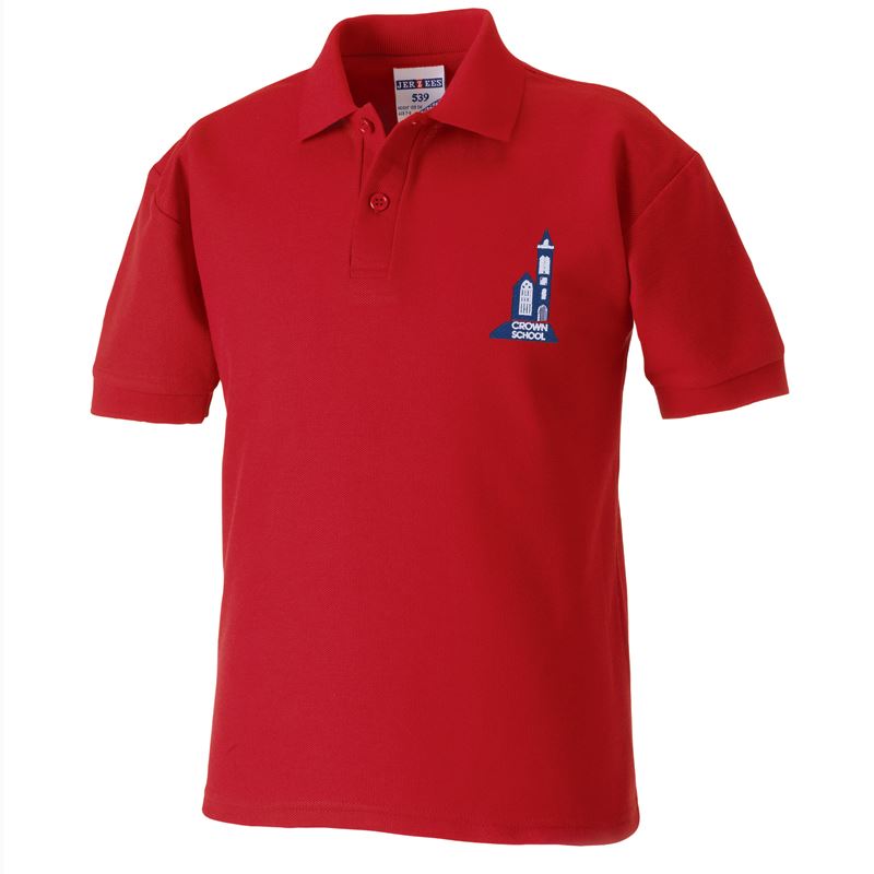 Crown Primary Poloshirt Red