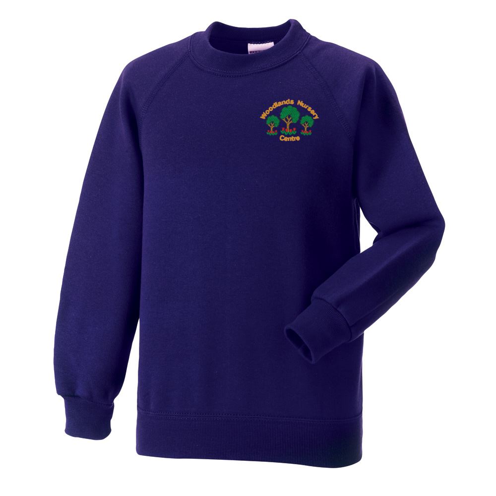 Woodlands Nursery Crew Neck Sweatshirt Purple