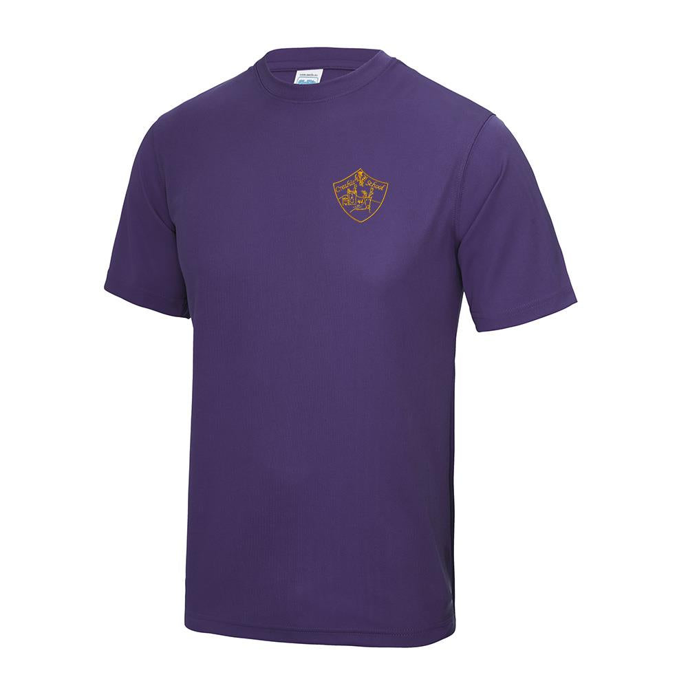 Crathie Primary T-Shirt Purple