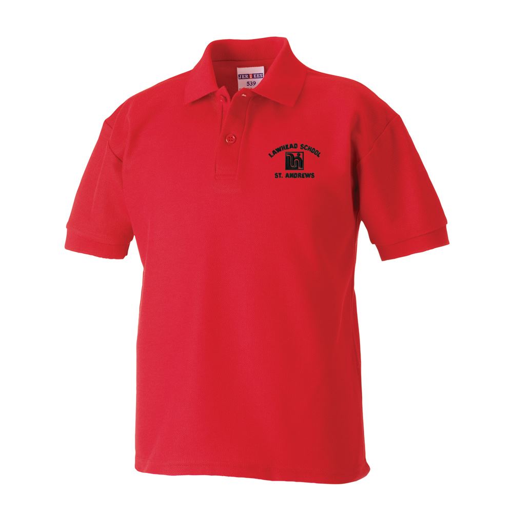 Lawhead Primary School Poloshirt Red
