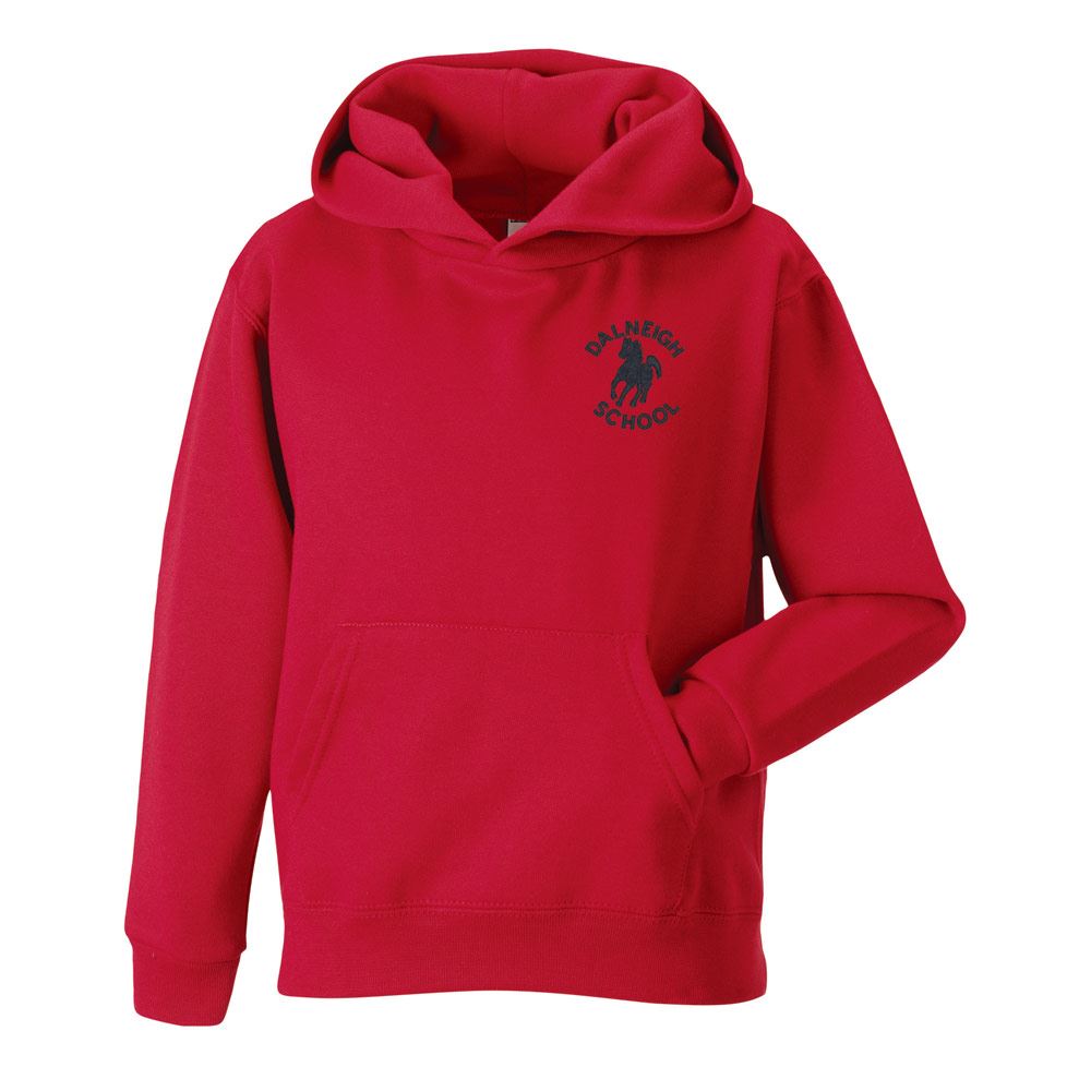 Dalneigh Primary Hooded Sweatshirt Red