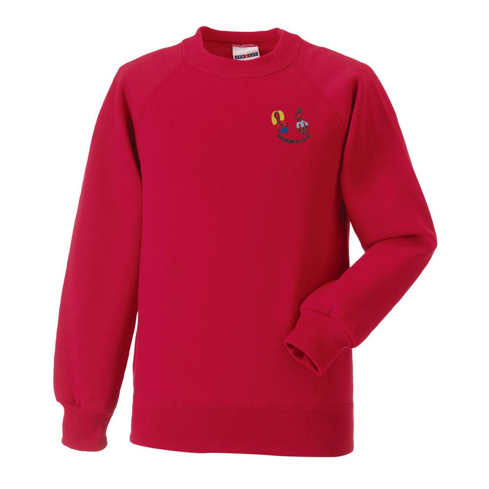 Dalmuir ELCC Crew Neck Sweatshirt Red
